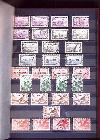ALGERIE - MAROC - TUNISIE Collections de neufs et d'oblitérés,