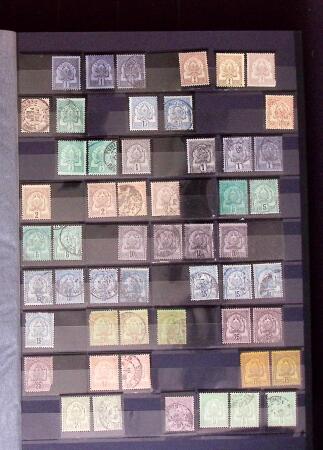 ALGERIE - MAROC - TUNISIE Collections de neufs et d'oblitérés,