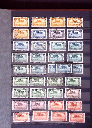 ALGERIE - MAROC - TUNISIE Collections de neufs et d'oblitérés,