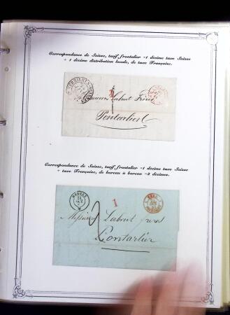 1846-1970 Deux cartons de lettres dont une collection