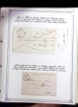 1846-1970 Deux cartons de lettres dont une collection