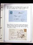 1846-1970 Deux cartons de lettres dont une collection