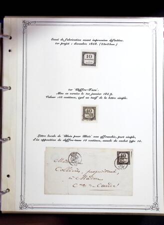 1846-1970 Deux cartons de lettres dont une collection