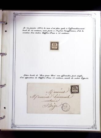 1846-1970 Deux cartons de lettres dont une collection