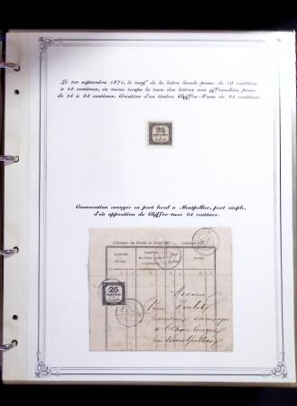 1846-1970 Deux cartons de lettres dont une collection