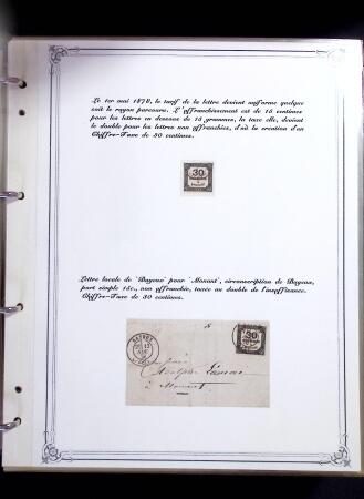 1846-1970 Deux cartons de lettres dont une collection