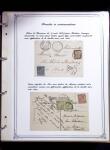1846-1970 Deux cartons de lettres dont une collection