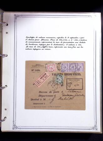 1846-1970 Deux cartons de lettres dont une collection
