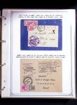 1846-1970 Deux cartons de lettres dont une collection