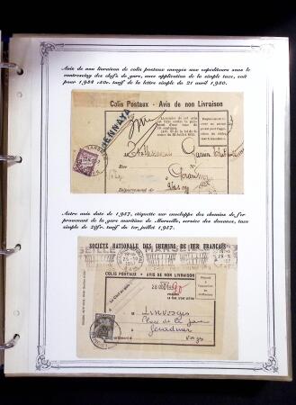 1846-1970 Deux cartons de lettres dont une collection