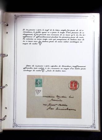 1846-1970 Deux cartons de lettres dont une collection