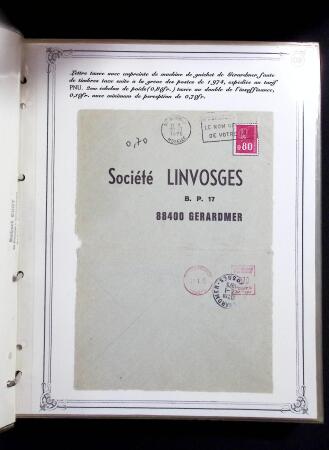 1846-1970 Deux cartons de lettres dont une collection