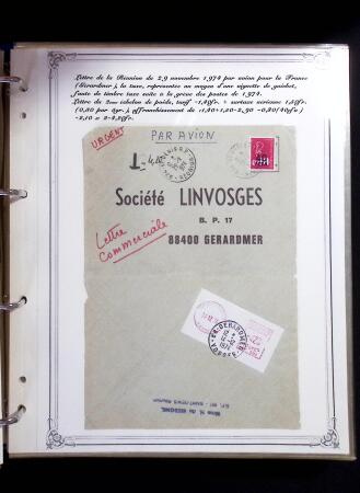 1846-1970 Deux cartons de lettres dont une collection