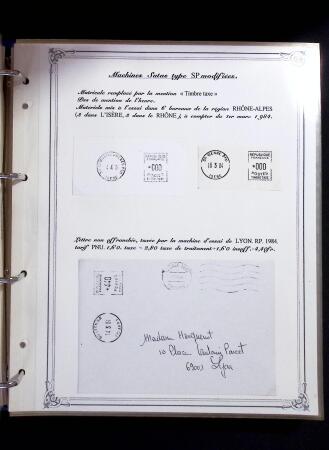 1846-1970 Deux cartons de lettres dont une collection