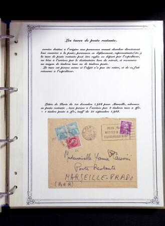 1846-1970 Deux cartons de lettres dont une collection