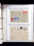1846-1970 Deux cartons de lettres dont une collection