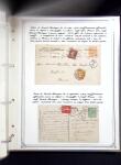 1846-1970 Deux cartons de lettres dont une collection