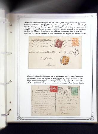 1846-1970 Deux cartons de lettres dont une collection