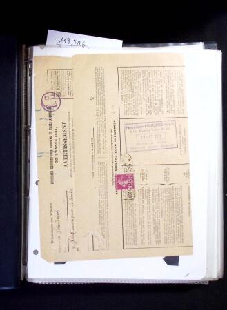 1846-1970 Deux cartons de lettres dont une collection