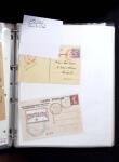 1846-1970 Deux cartons de lettres dont une collection
