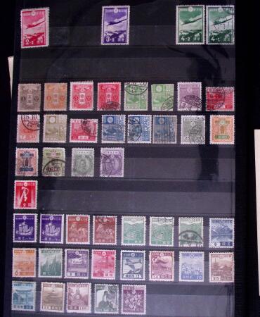 1871-2010, Mint & used collection of Japan in 11 stockbooks
