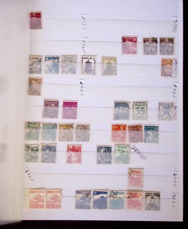 1871-2010, Mint & used collection of Japan in 11 stockbooks