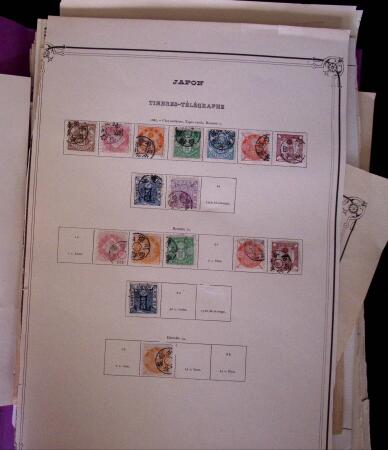 1871-2010, Mint & used collection of Japan in 11 stockbooks