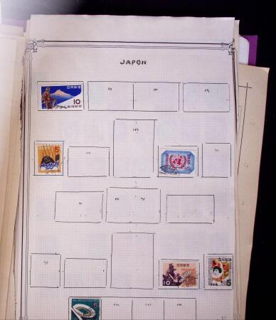 1871-2010, Mint & used collection of Japan in 11 stockbooks