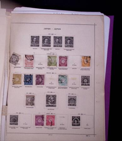 1871-2010, Mint & used collection of Japan in 11 stockbooks