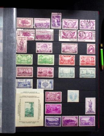 1851-1990, Mint & used collection of USA in two stockbooks,