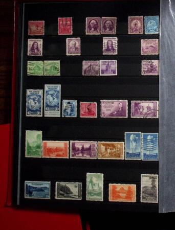 1851-1990, Mint & used collection of USA in two stockbooks,