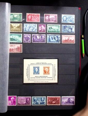 1851-1990, Mint & used collection of USA in two stockbooks,