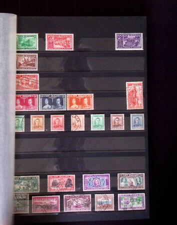 1860-1980, AUSTRALIA & NEW ZEALAND, lot of six stockbooks