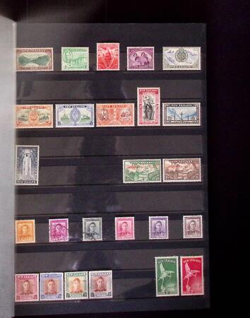 1860-1980, AUSTRALIA & NEW ZEALAND, lot of six stockbooks