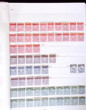 1860-1980, AUSTRALIA & NEW ZEALAND, lot of six stockbooks