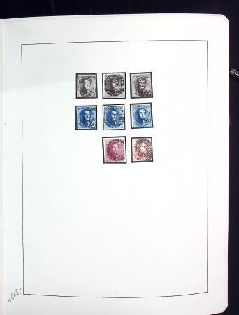 1849-1960, Neat mostly used old-time collection mounted