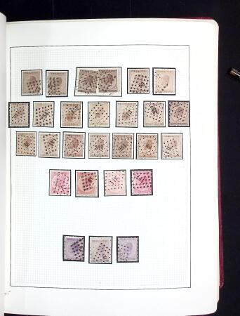 1849-1960, Neat mostly used old-time collection mounted