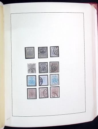 1849-1960, Neat mostly used old-time collection mounted