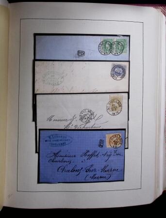 1849-1960, Neat mostly used old-time collection mounted