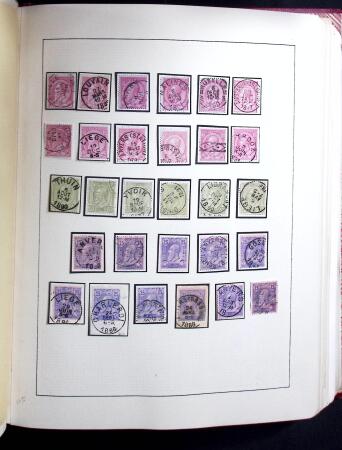 1849-1960, Neat mostly used old-time collection mounted