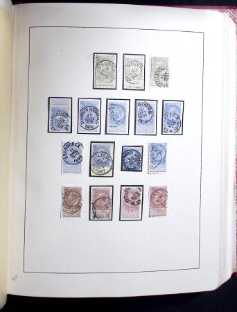 1849-1960, Neat mostly used old-time collection mounted