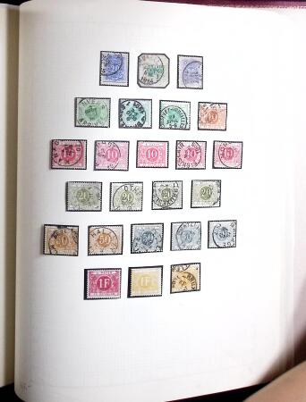 1849-1960, Neat mostly used old-time collection mounted