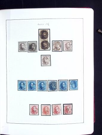 1849-1960, Neat mostly used old-time collection mounted
