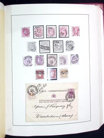 1849-1960, Neat mostly used old-time collection mounted