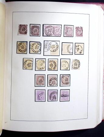 1849-1960, Neat mostly used old-time collection mounted