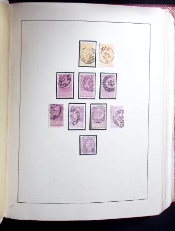 1849-1960, Neat mostly used old-time collection mounted