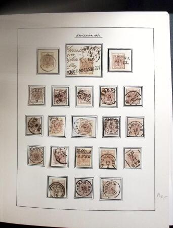 1850-1967, Neat mostly used old-time collection in