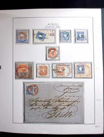 1850-1967, Neat mostly used old-time collection in