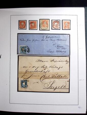 1850-1967, Neat mostly used old-time collection in