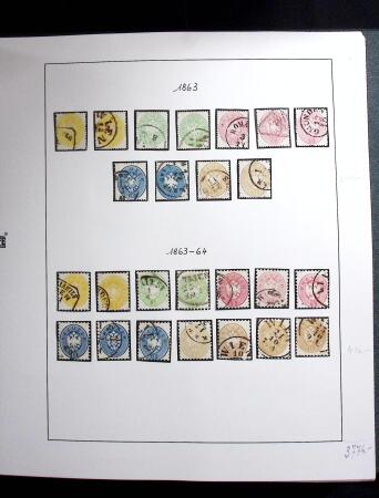 1850-1967, Neat mostly used old-time collection in
